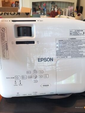 Epson White Multimedia Projector EX3220-style